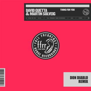 David Guetta » Thing For You (Don Diablo Remix) Lyrics