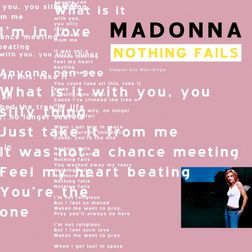 Madonna » Nothing Fails Lyrics