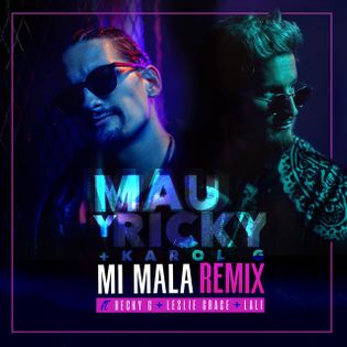 Karol G » Mi Mala (Remix) Lyrics