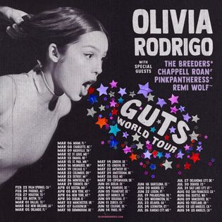 Olivia Rodrigo » GUTS World Tour Setlist Lyrics