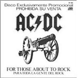 AC DC » For Those About to Rock (We Salute You) Lyrics